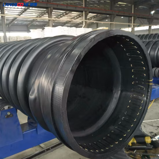 China Tubo Krah HDPE de diâmetro grande de 18/20 polegadas para drenagem