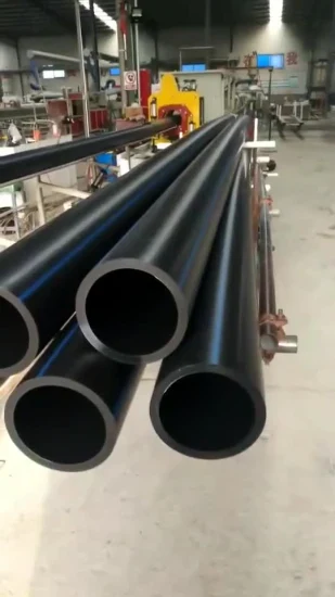 Tubo de bobina de plástico de água em rolo preto HDPE de 40 mm