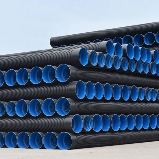 Tubo ondulado de parede dupla HDPE de alta qualidade para venda imperdível de drenagem predial