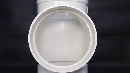 Tubulação de sistema de drenagem de PVC de cotovelo de 90 graus 75 * 2,3 mm branco