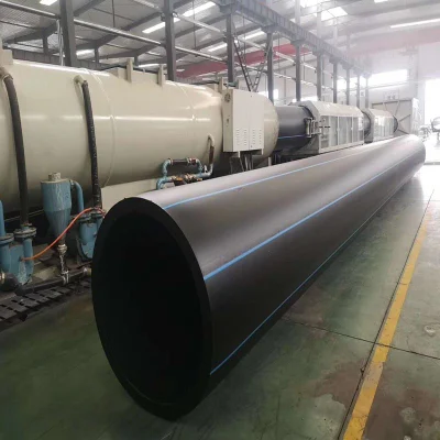 O maior fabricante da China Tubo de água de plástico preto HDPE/PE/Irrigação/Drenagem Tubo de drenagem